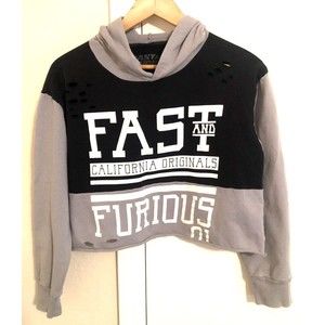 Women's Fast N Furious By Affliction Hoodie / Sweatshirt Medium M